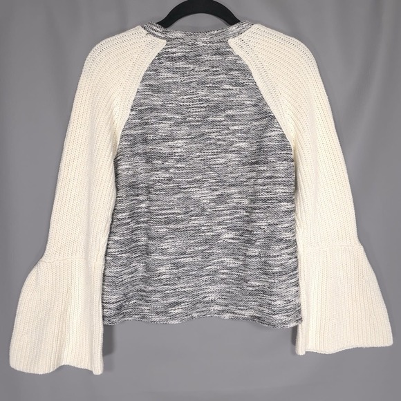 Anthropologie DOLAN Raglan Bell Sleeve Sweater SMALL Knit Pullover USA MADE - Picture 10 of 13